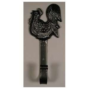  Small Cast Iron Rooster Wall Hook