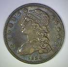 1834 capped bust silver quarter extra fine xf ef expedited