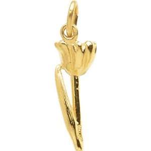  Rembrandt Charms Crocus Charm, 14K Yellow Gold Jewelry