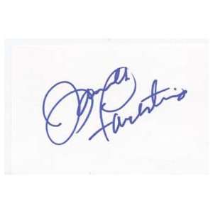  JAMES FARENTINO Signed Index Card In Person Everything 