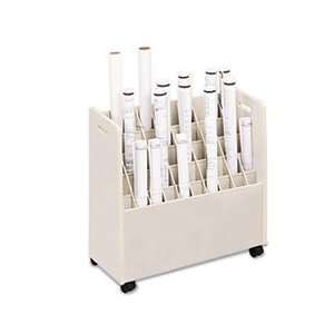  Laminate Mobile Roll Files, 50 Compartments, 30 1/8w x 15 