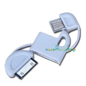 Mini USB Data Sync Charge Cable for iPhone iPod White  