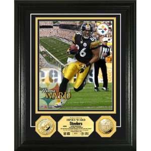  Hines Ward 24KT Gold Coin Photo Mint 