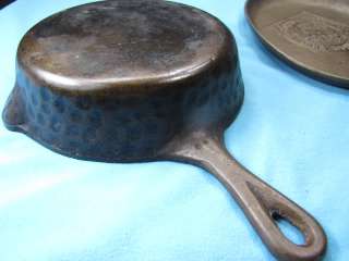 Vintage 3 Frying Pans Oval Tabasco one Small 1 Medium  