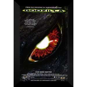  Godzilla 27x40 FRAMED Movie Poster   Style A   1998