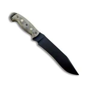  Ontario NS 9 Black Micarta Handle 9.5 Inch Plain Blade 