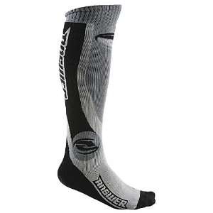2011 Answer Knee High Moto Socks Thick Black/Gray  Sports 