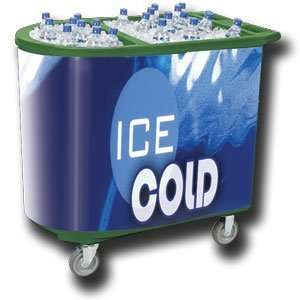 Green Server Elite 5070 Portable Insulated Ice Bin / Beverage Cooler 
