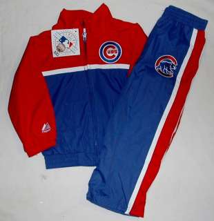 CHICAGO CUBS WHITE SOX TODDLER WARM UP SWEATSUIT JACKET  