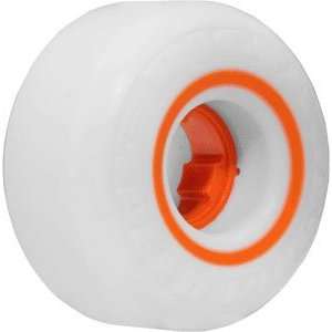  Ricta Speedrings 81b 54mm White/Orange Skateboard Wheels 
