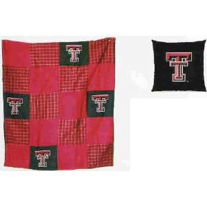  Texas Tech University Quilt & Pillow Set