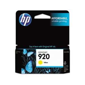   HEW CH636AN CH636AN (HP 920) INK, 300 PAGE YIELD, YELLOW Electronics