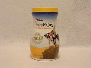 AQUEON Tropical Fish Food Flakes, Daily Nutrition Natural Ingredients 
