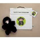 Flat Friends CHIMLC Chimp Soft Plush Toy And Carry Bag