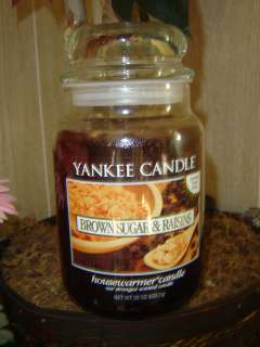 Yankee Candle 22oz {Brown Sugar & Raisins} {Housewarmer}  