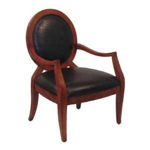   Chair with Chocolate Alligator PU Fabric 