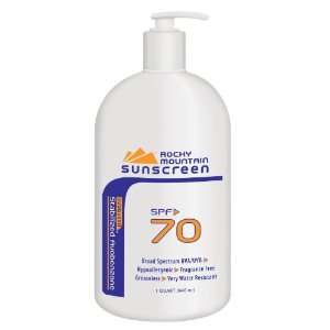   Mountain Sunscreen Quart Pump SPF 70 Avoguard Sunscreen, 32 Ounce
