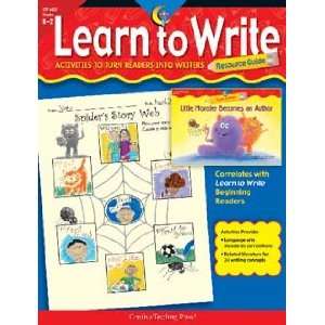  LEARN TO WRITE TEACHERS GUIDE Toys & Games