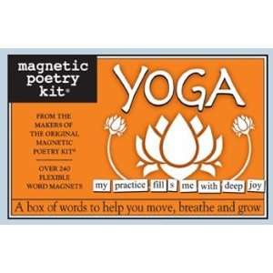  Magnetic Poetry® Yoga Themed Kit, Current Edition. 124 