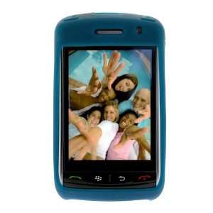  BlackBerry 8900 Blue Silicone Skin Cover Case #2 
