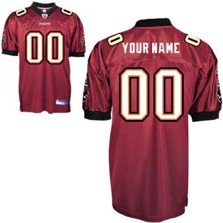 Reebok Tampa Bay Buccaneers Customized Authentic Team Color Jersey (58 