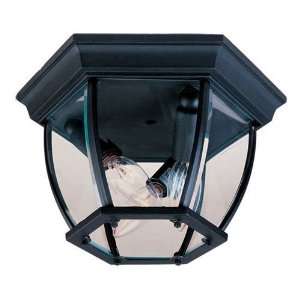 Maxim Cast Aluminum Outdoor Ceiling Light   6.5H in. Color   Black