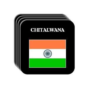   India   CHITALWANA Set of 4 Mini Mousepad Coasters 
