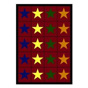  Star Space Rug Rectangle 5 4 W x 7 8 L