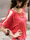 Womens Trendy Batwing Long Sleeve Loose t Shirt Blouse Cotton Lace 