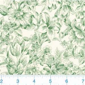  45 Wide Southern Garden Laurel Fabric By The Yard Arts 
