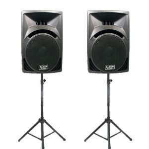  New Studio ABS Speakers 12 Two Way Pro Audio Monitor Pair 