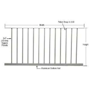   200, 300, 350, and 400 Series 60W x 42H Picket Panel by CR Laurence