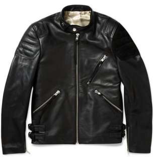  jackets  Leather jackets  Oliver Leather and Suede Biker Jacket