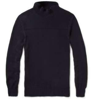 Maison Martin Margiela Panelled Cotton Rollneck Sweater  MR PORTER