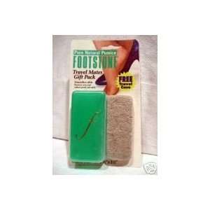    Footstone Pure Natural Pumice with Travel Case 