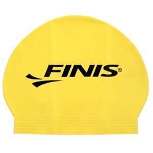  Finis Solid Yellow Latex Swim Cap