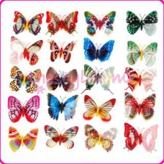 10 Pin Noctilucent Butterflies Cloth Curtain Decoration  