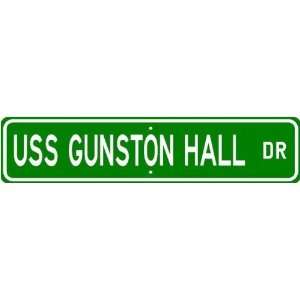 USS GUNSTON HALL LSD 44 Street Sign   Navy  Sports 