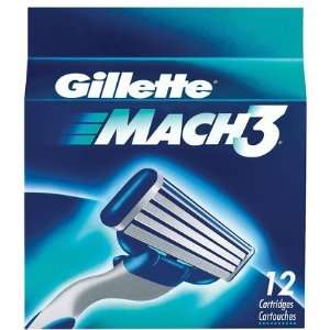  Gillette MACH3 Refill Cartridges 12 ct, 2 ct (Quantity of 
