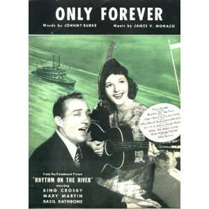 Only Forever Original 1940 Vintage Sheet Music from Rhythm on the 