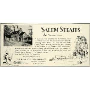  1929 Ad Salem Straits Noroton CT House Park Avenue 