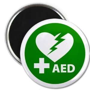   Aed Defibrillator Certified 2.25 Inch Fridge Magnet