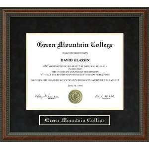 Green Mountain College (GMC) Diploma Frame  Sports 