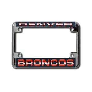  Rico Denver Broncos Laser Motorcycle Frame Sports 