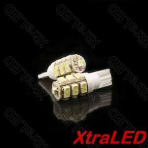  Pair of T10 194 SMD/SMT 25x LED Bulb   White Everything 