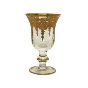   Italica Vetro Gold 8 Ounce Water/Wine Glass Stemware