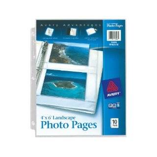  Mixed Format Photo Pages for 3 Ring Binders, 4x6 Photos 