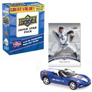 York Mets 2008 Chevrolet Corvette Die Cast with Tom Seaver HOF Trading 