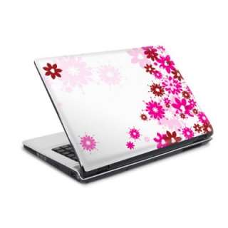 Laptop Sticker 10 Skin Folie Netbook Pink Lila Blumen  