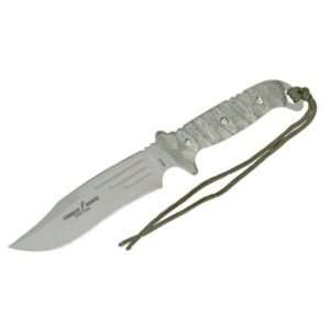 Tops Knives CBB01 Combat Bowie Fixed Blade Knife with Black Linen 